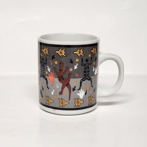 LIZARDS - G2540 1994 Tobwabba Art Authentic Australian Aboriginal Coffee Mug